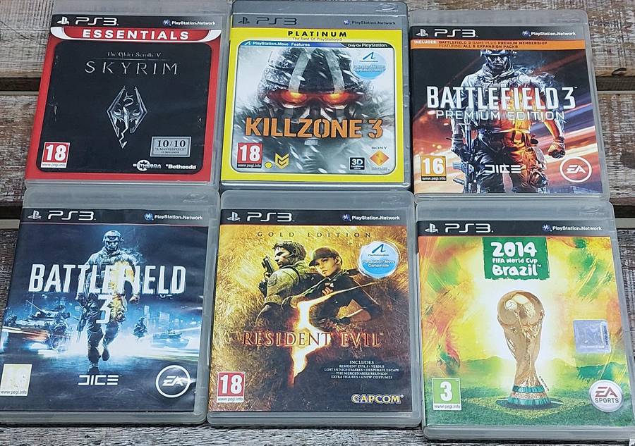 ps3 games no scratches bid for the lot