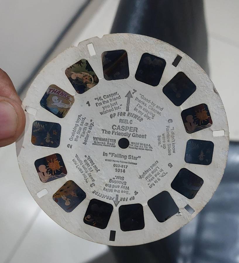 Vintage 3d viewmaster and casper slides