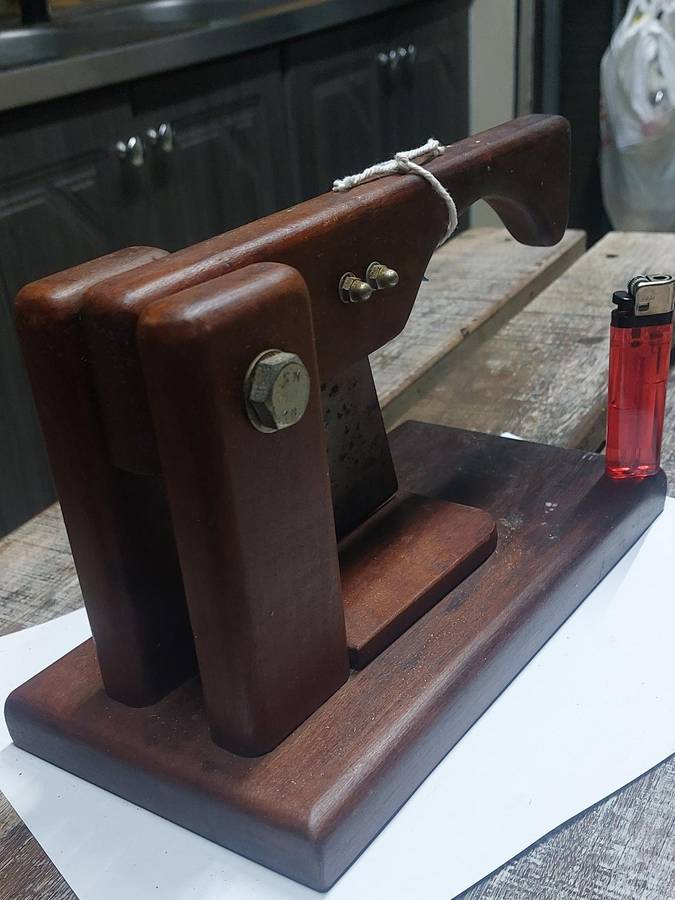 solid wood biltong cutter