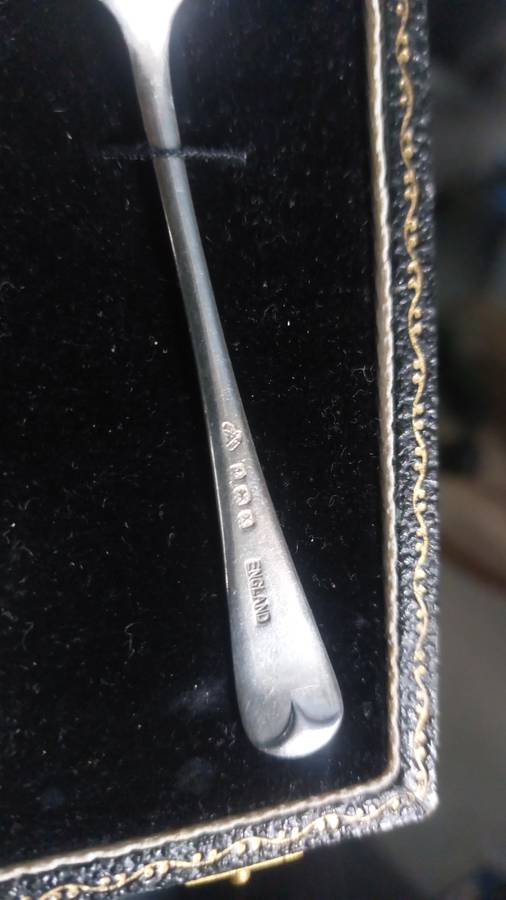 VINTAGE 1920 SOLID SILVER SET