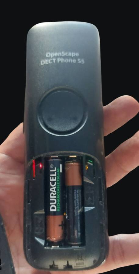 UNIFY OPENSCAPE DECT PHONE S5 WITH RECHARGEABLE BATTERY AND CHARGER