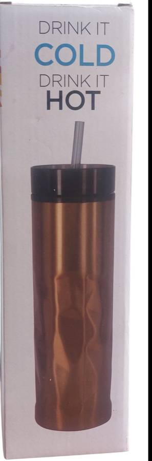 STAINLESS STEEL SERENDIPIO FIRE AND ICE 2 IN 1 DOUBLE WALL TUMBLER INCLUDING FITTINGS