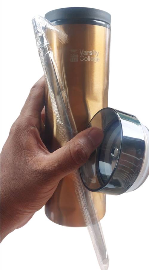 STAINLESS STEEL SERENDIPIO FIRE AND ICE 2 IN 1 DOUBLE WALL TUMBLER INCLUDING FITTINGS