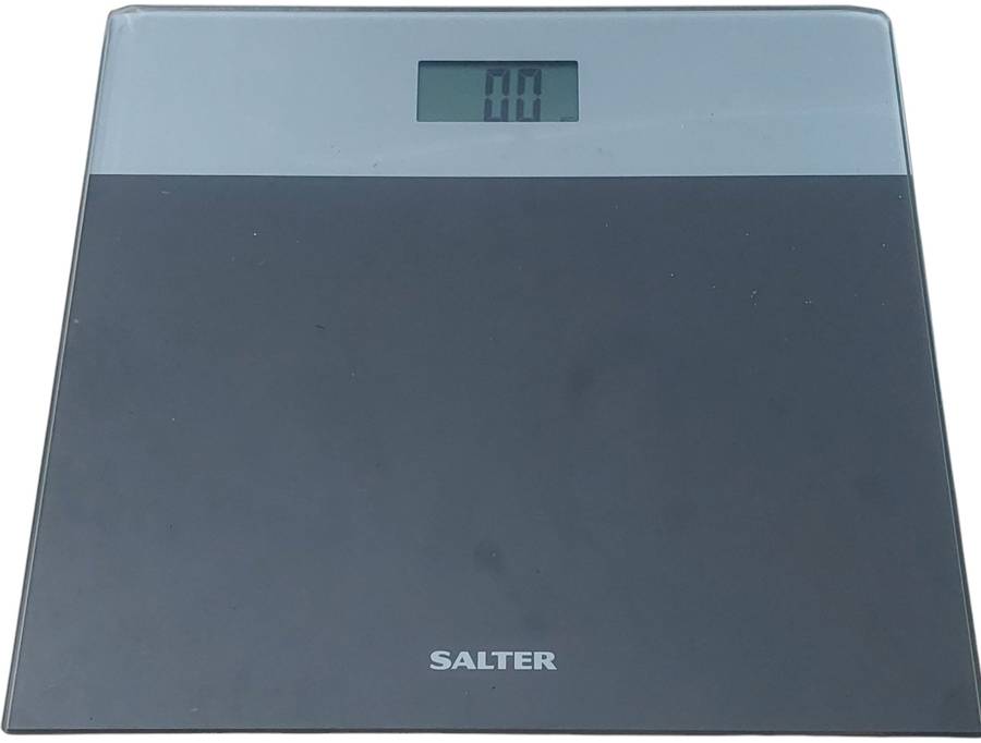 SALTER BATH SCALE GLASS LIKE NEW