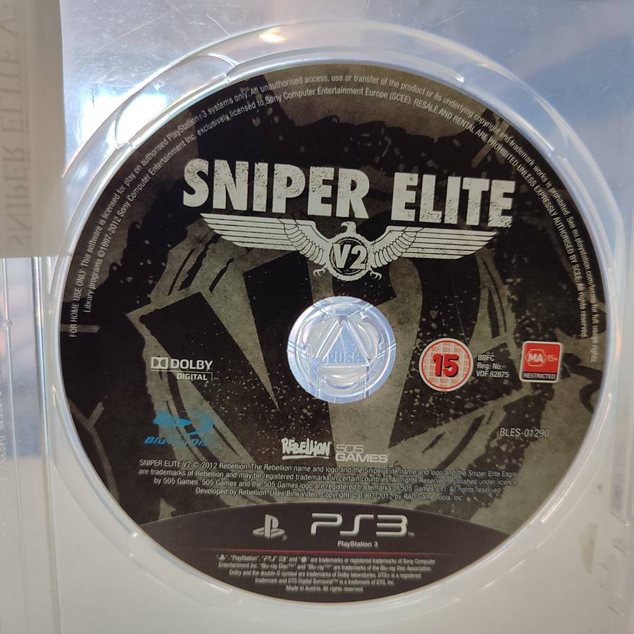 Sniper Elite V2 PlayStation 3 Disc Only
