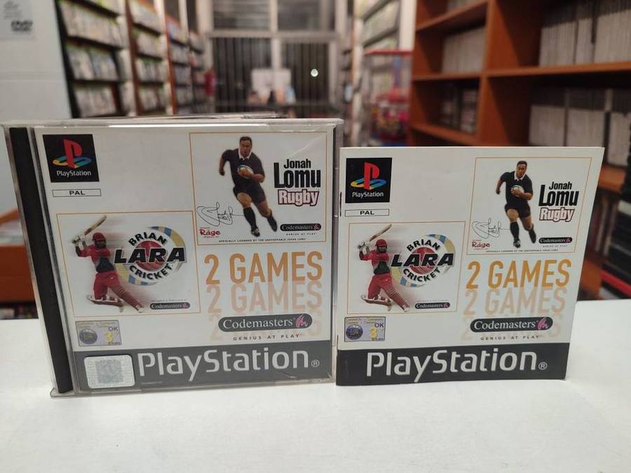 Jonah Lomu Rugby / Brian Lara Cricket Playstation PS1