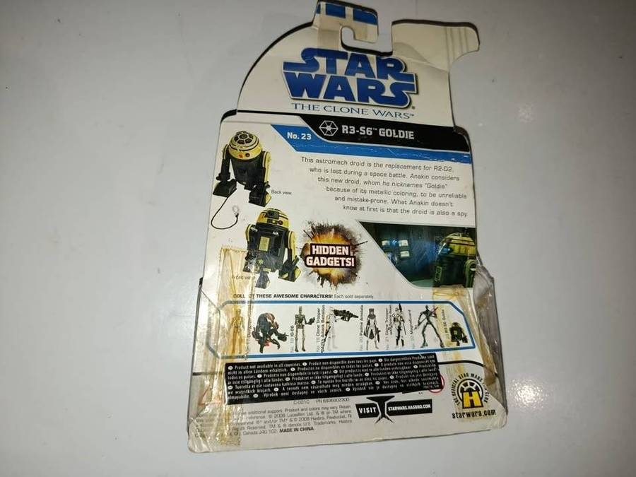 R3-S6 Goldie The Clone Wars Hasbro 2009 Star Wars Action Figure