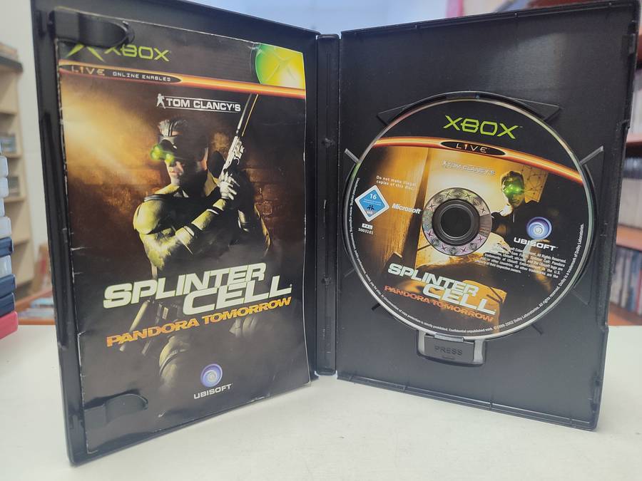 Splinter Cell Pandora Tomorrow Xbox disc and manual only
