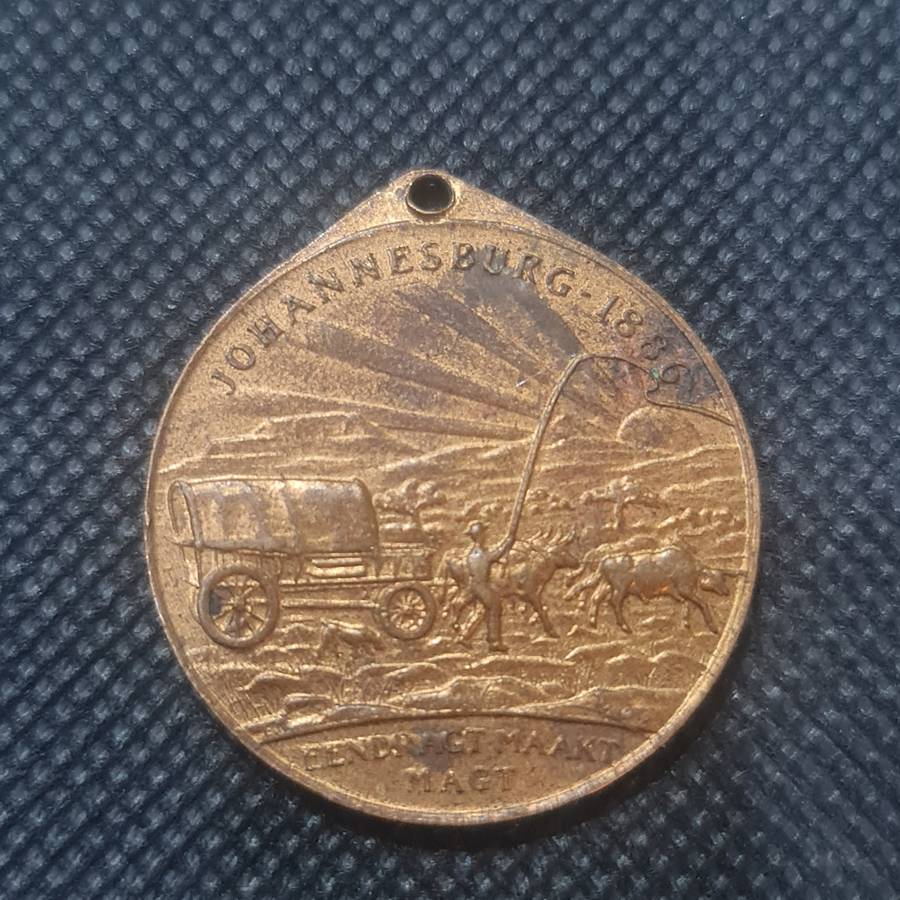 1886 JOHANNESBURG EXHIBITION MADELLION