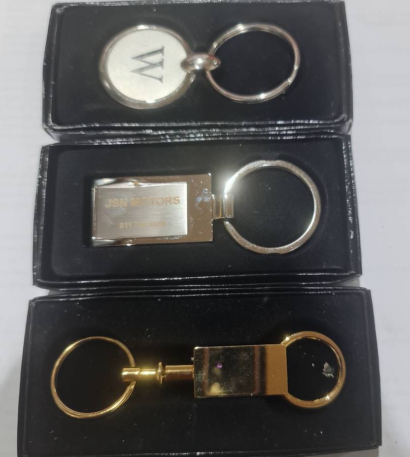 3 X KEYRINGS
