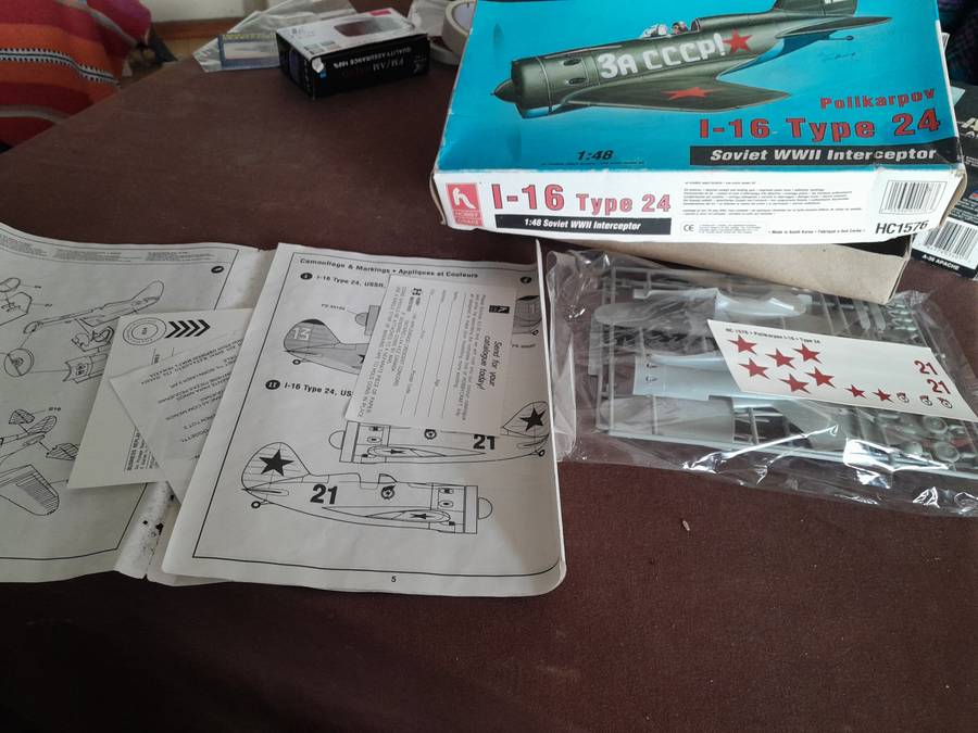 Soviet Inyerceptor I16 model kit