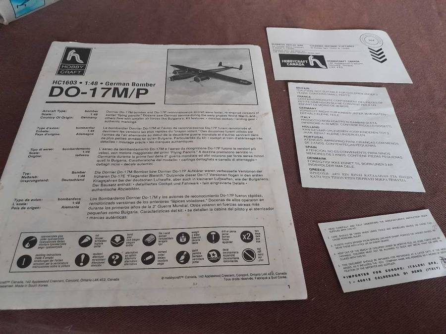 Dornier Do-17M/P Bomber