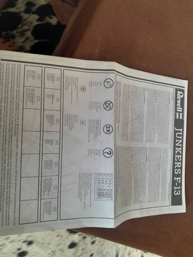 Junkers F13 model kit