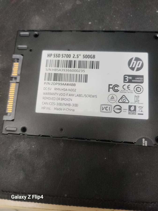 HP SOLID STATE DRIVE 500GIG CLEARANCE SALE