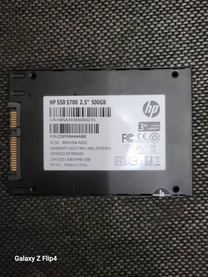 HP SOLID STATE DRIVE 500GIG CLEARANCE SALE