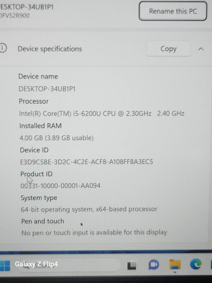 Lenovo ThinkPad L460 Core i5 6th Gen 500HDD 4GIG RAM