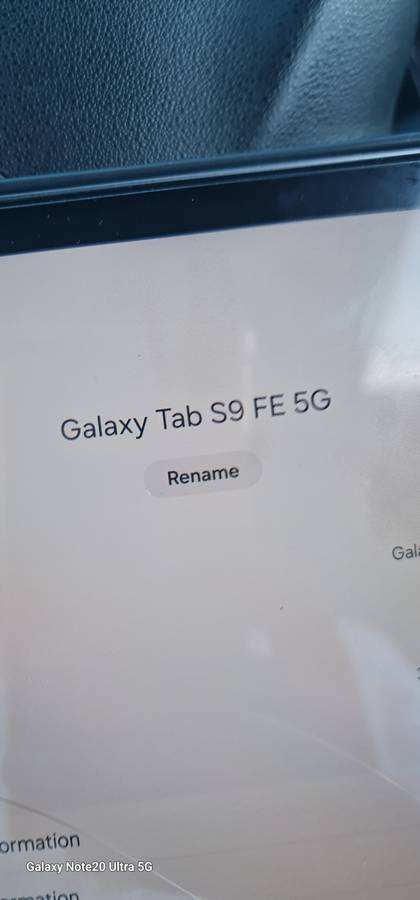 Samsung Galaxy Tab S9 FE 5G  10.9" 128GB Tablet