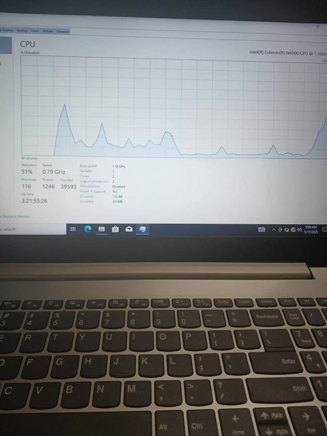 LENOVO IDEAPAD 330 INTEL CELERON N4000 500GIG HDD 4GIG RAM