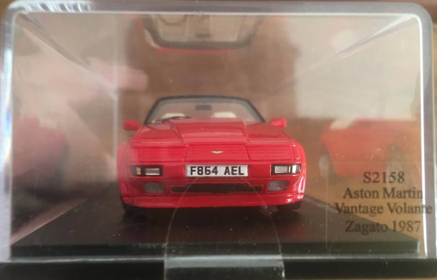 Aston Martin 1987 Vantage Volanta Zagato Spark Red 1-43 Boxed