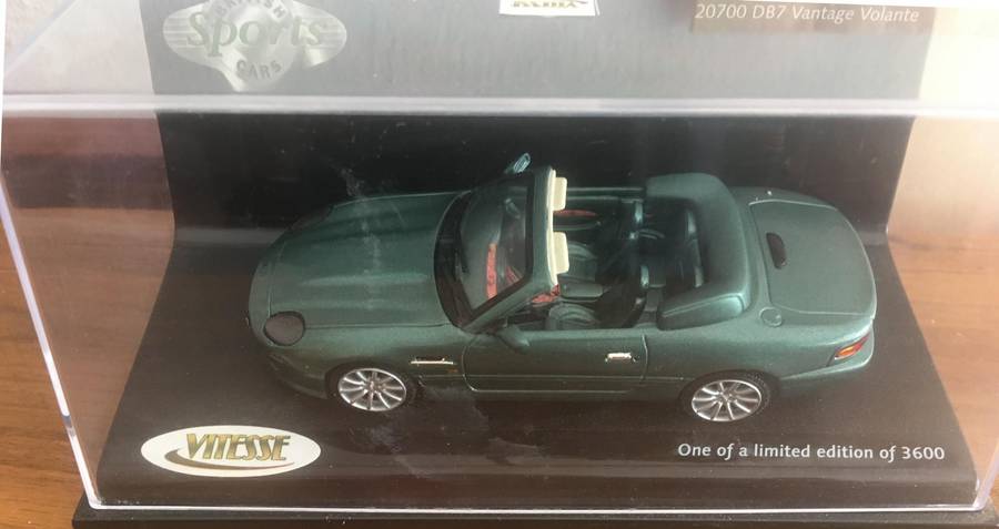 Aston Martin 1996 DB7 Vantage Volanta Vitesse Met.Green 1-43 Boxed
