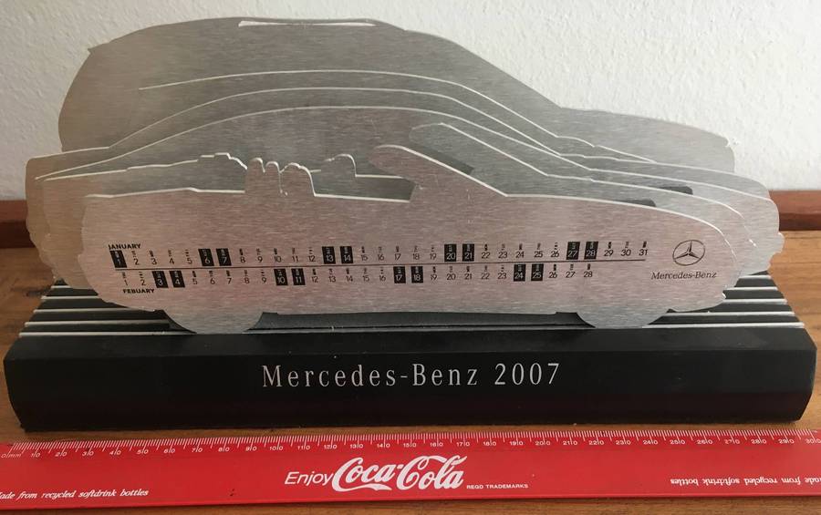 Mercedes Benz 2007 Dealers Calendar Aluminium 1-18