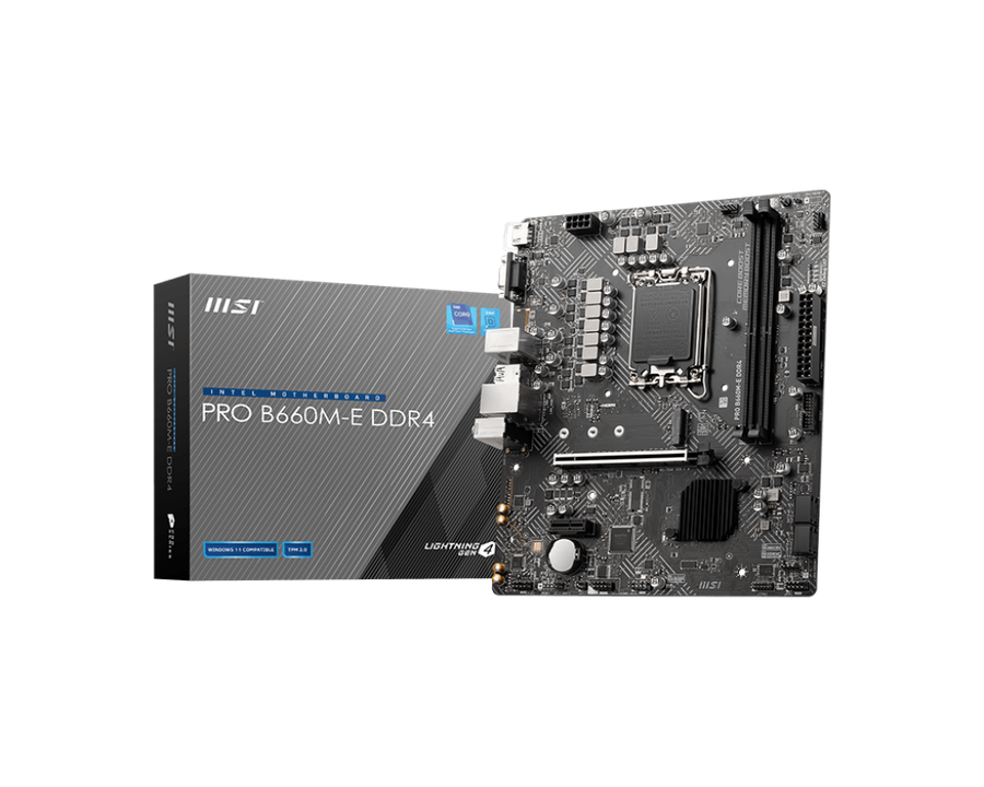 MSI PRO B660M-E DDR4 motherboard