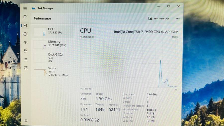 Dell Vostro 3670 intel core 15 9th gen, 8gb ram, 512GB M2 SSD Windows 10 pro