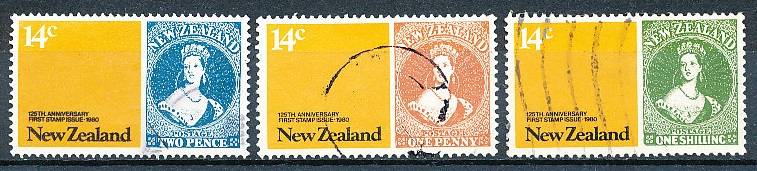 NEW ZEALAND   - 1980   Stamps on Stamps  SET -   FINE USED