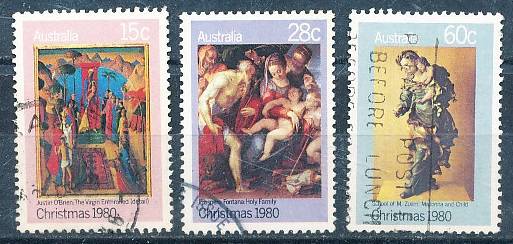 AUSTRALIA  1980 -   Christmas   SET -   FINE  USED