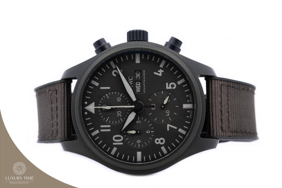 IWC Pilots Watch Chronograph TOP GUN Edition Woodland Men's Watch