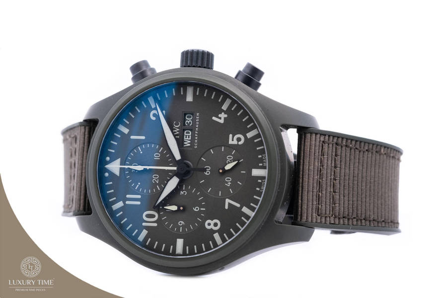 IWC Pilots Watch Chronograph TOP GUN Edition Woodland Men's Watch