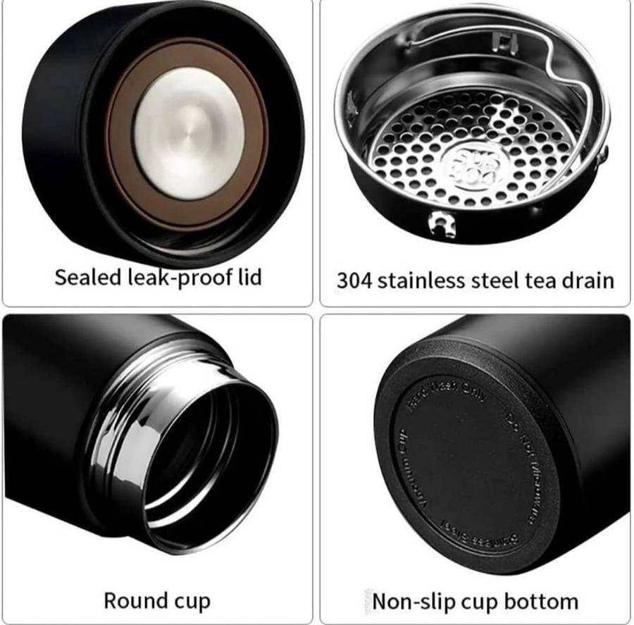 Smart Vacuum Insulated Water Bottle with Automatic LED Temperature Display