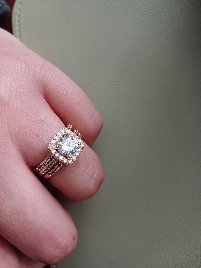 Boho-Chic 2pcs Ring Set For Women - Zinc Alloy, Perfect For Daily Wear & Engagement/Wedding