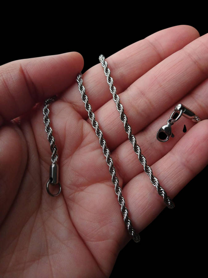 3mm 50cm Stainless Steel Chain