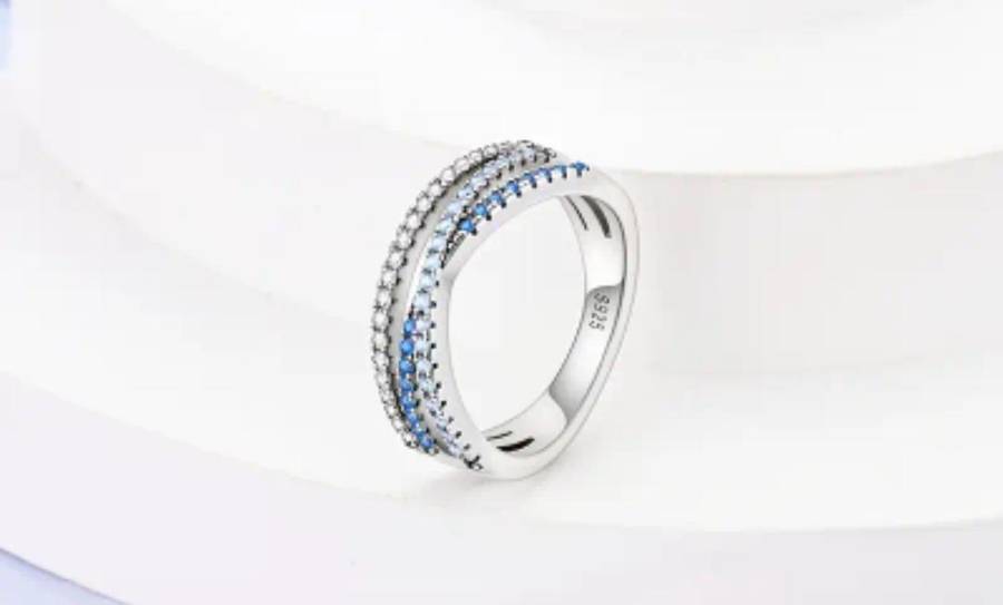 925 Sterling Silver Wide Band Ring (Used Once)