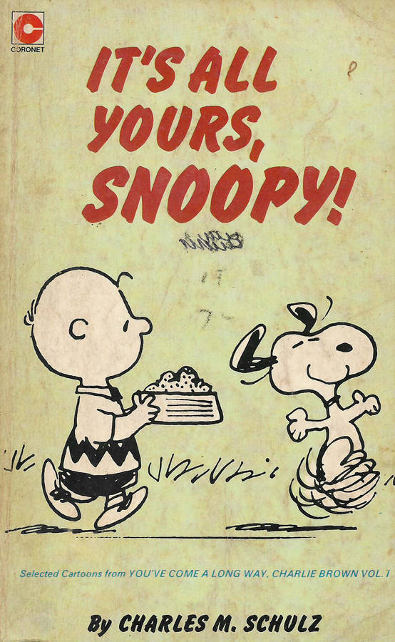 It's all yours, Snoopy