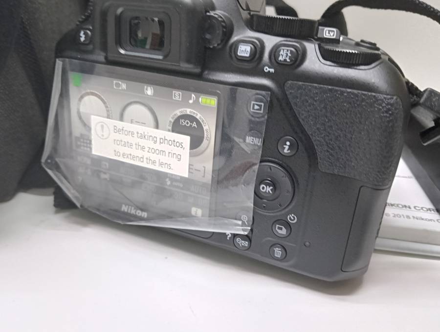 Nikon D3500, 24.2 Mpx Dslr Camera-18-55mm Dx lens