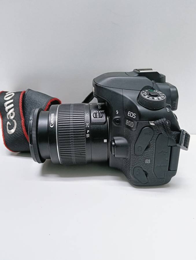 Canon EOS 80D Dslr Camera with a 18-55mm kit lens