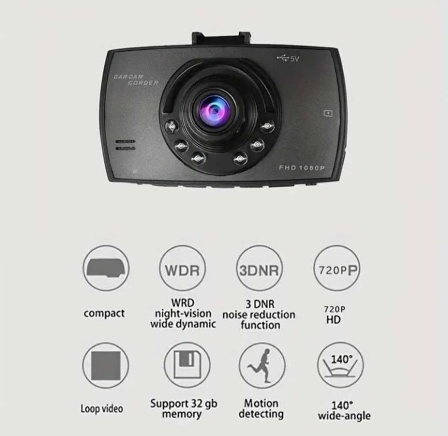 DASH CAM WITH 32G MEMORY CARD