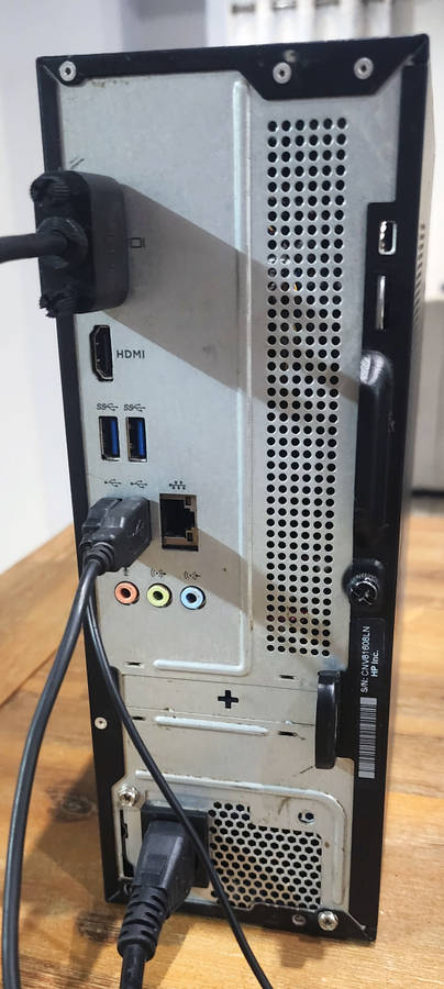 Perfect Student PC Setup  HP Slimline + Samsung 22 Monitor