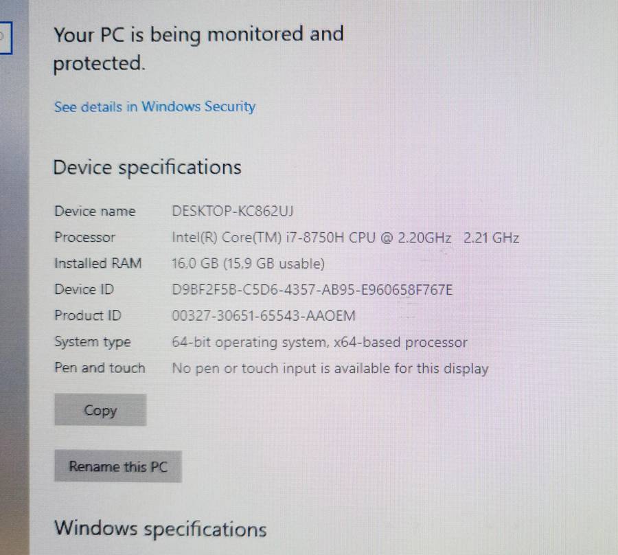 HP Omen 17 inch Gaming Laptop