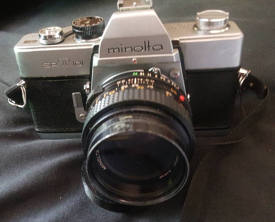 Minolta Camera 35mm SRT 101 SLR Film Camera F/1.2 Lens