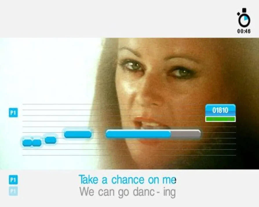 SINGSTAR ABBA PS2 + 2 WIRED MICROPHONES PS2