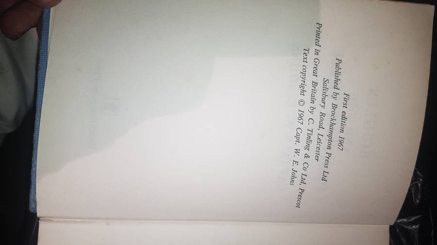 BIGGLES AND THE PENITENT THIEF FIRST EDITION BIGGLES
