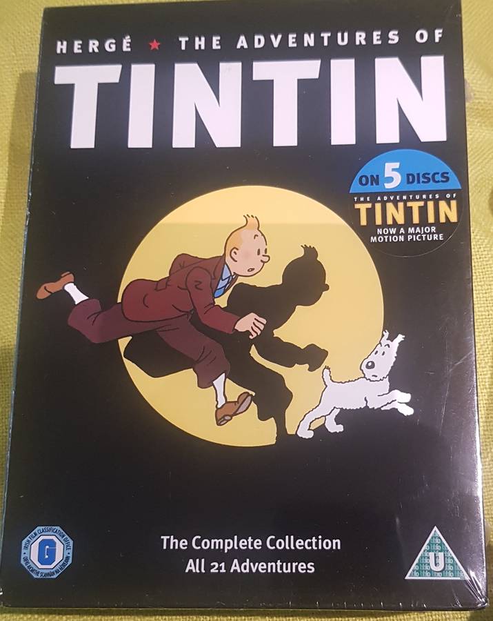 TINTIN Adventures of Tintin: Complete Collection(DVD) 5 Discs