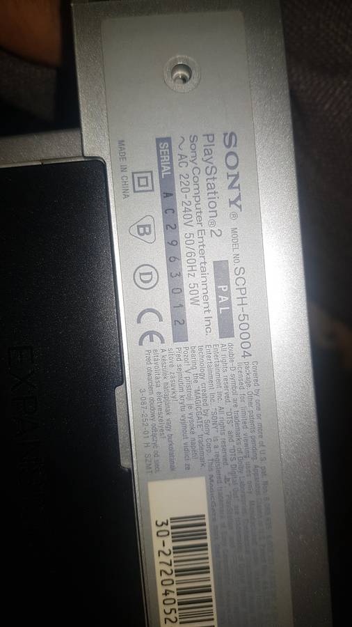 PlayStation 2 PS2 Console Satin Silver SCPH 50004