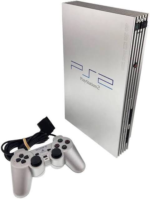 PlayStation 2 PS2 Console Satin Silver SCPH 50004