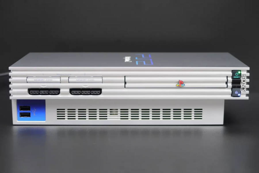 PlayStation 2 PS2 Console Satin Silver SCPH 50004