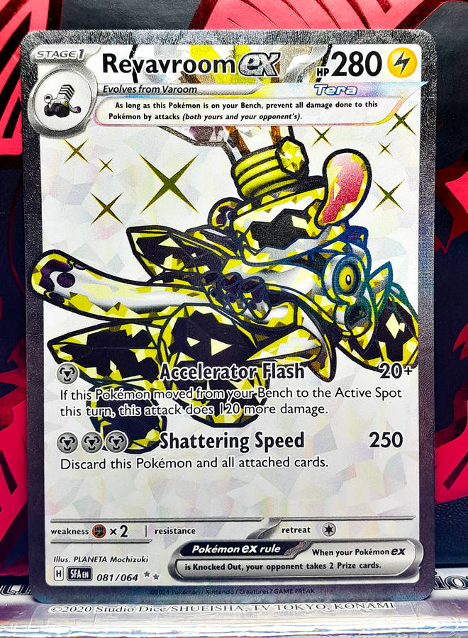 Pokemon Cards - Revavroom EX 081/064 - Textured Holofoil - Shiny Vault - Shrouded Fable (NM)