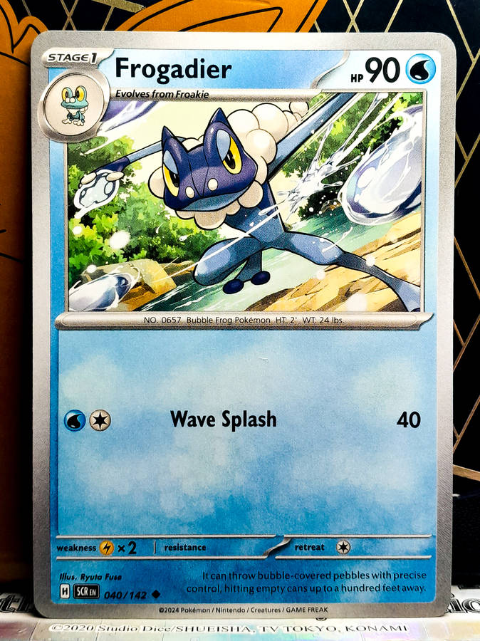 Pokemon Card - Frogadier 040/142 - Uncommon - Stellar Crown NM
